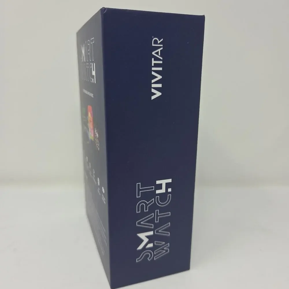 Vivitar Smart Watch SMRTW50 Navy Blue Bluetooth Calling Waterproof Activity Trac
